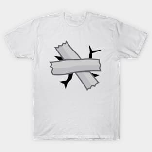 Duct Tape Crack - Leakless T-Shirt